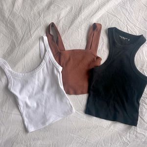 3 Pack Basic Tanks from Abercrombie & Fitch